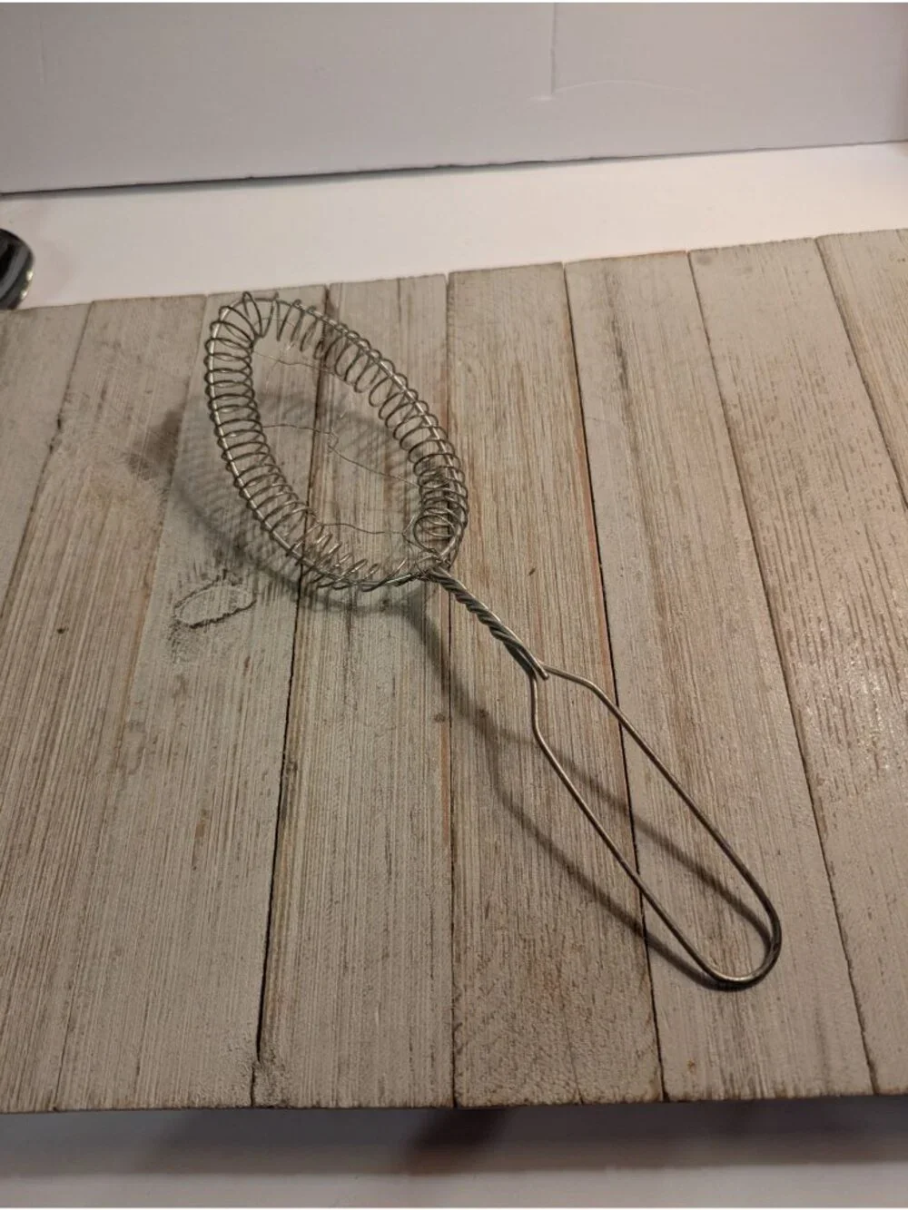 Vintage Coil Whisk Wisk Wire Beater Mixer Metal 12
